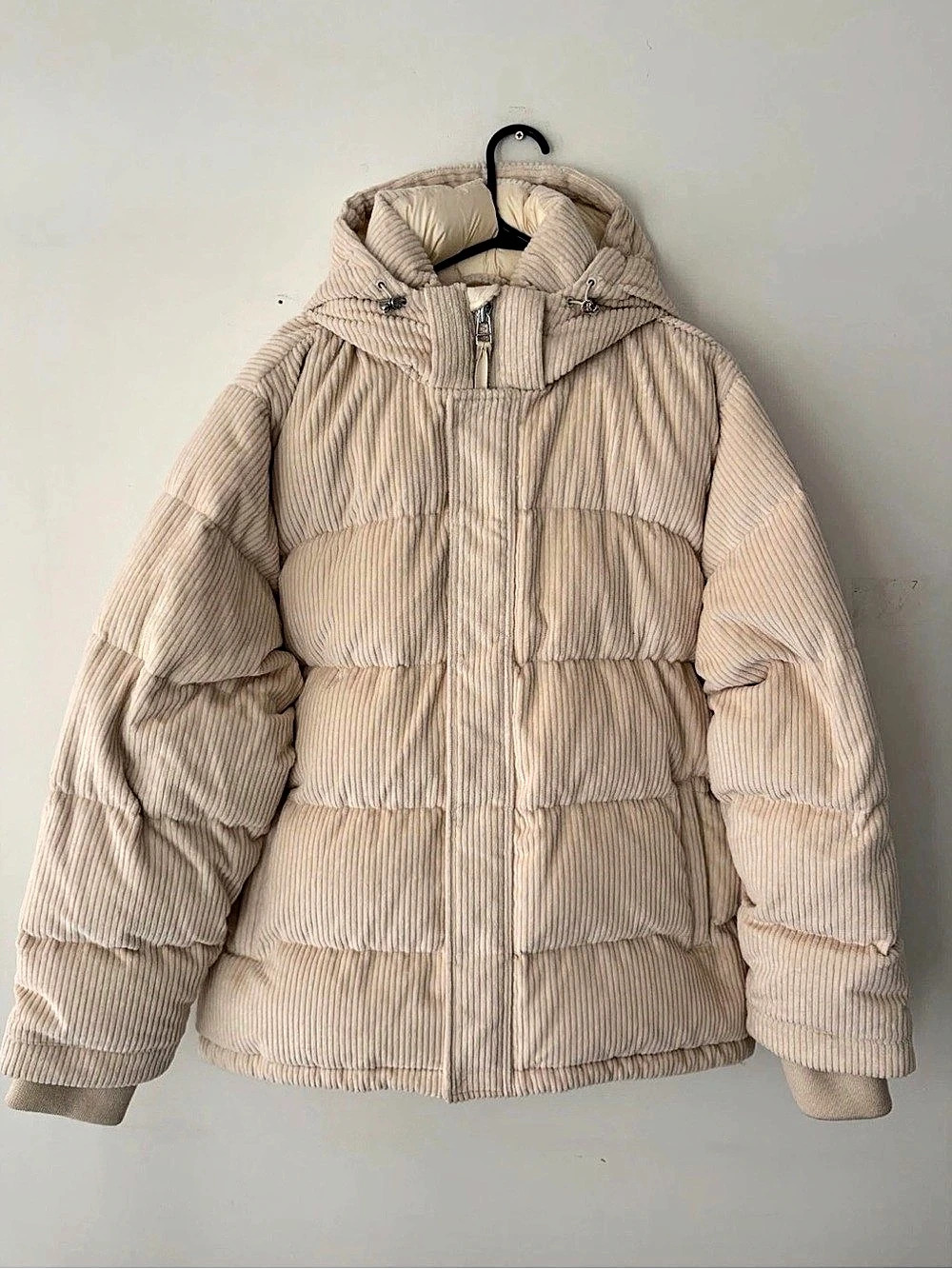 Aritzia TNA The Super Puff Women's Corduroy Puffer Jacket Size XL
